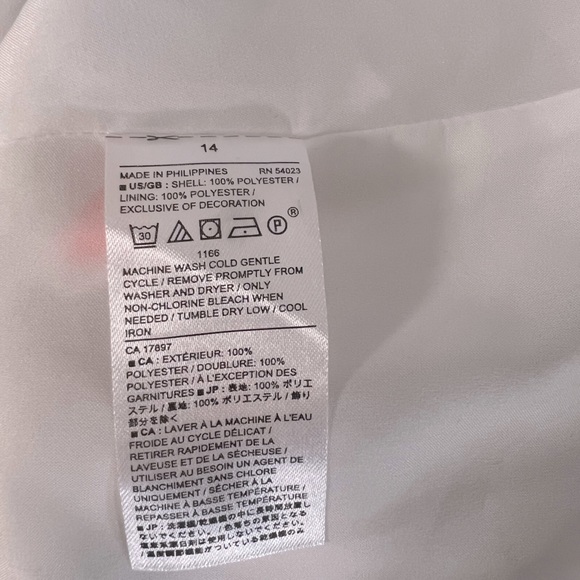 113. BNWT Banana Republic factory floral dress sz US 14 (Fits L) - Picture 9 of 9